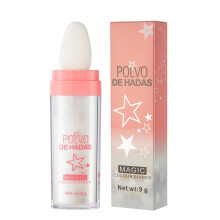 Highlighter Powder Stick, Polvo De Hadas Glitter Fairy Highlight Smooth Waterproof Three-Dimensional Shimmer