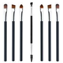 WanFengXue 7 Pieces Eyebrow Brush Set Professional Double Ended Eyebrow Brush and Spoolie Angled Brush Precision Eyeshadow Tools for Blending