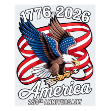 Patriotics Vinyls Sticker for Displaying National-N639 38x50cm