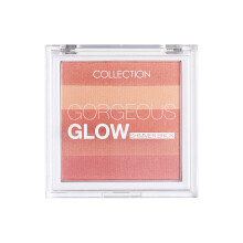 Collection Cosmetics Gorgeous Glow Blush Block, Blush Powder Kit, 9g
