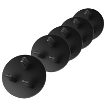 UK Baby Safety Socket Protectors 10 Pack - Child Proof Plug Covers, Socket Guards for 3-Pin UK Power Sockets, BPA-Free, Easy to Install, Black