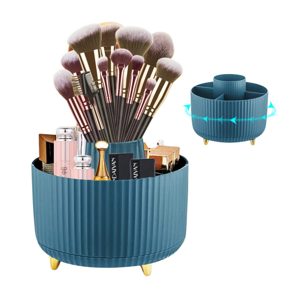Dasiautoem Cosmetic Make Up Organiser, 360 Rotating Brush Organiser, Cosmetic Shelf, Eyeshadow Brush, Lipstick Case