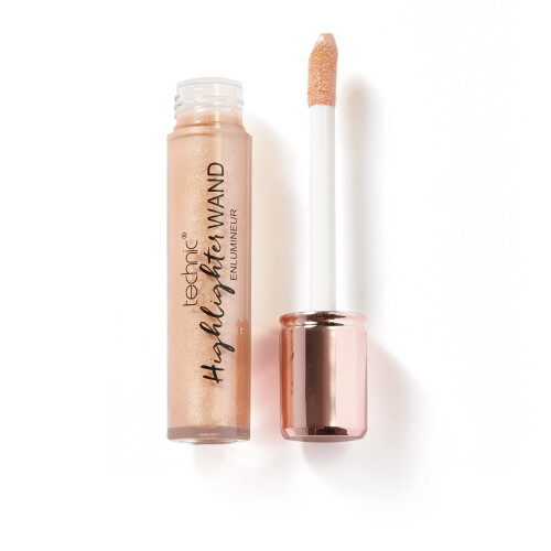 Technic Technic Highlighter Wand - Illuminating, Gold Liquid Highlighter With Doe Foot Applicator