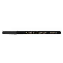 Bourjois 2-in-1 Khôl and Contour Eyeliner and Eye Pencil 2 Ultra Black, 1.2g