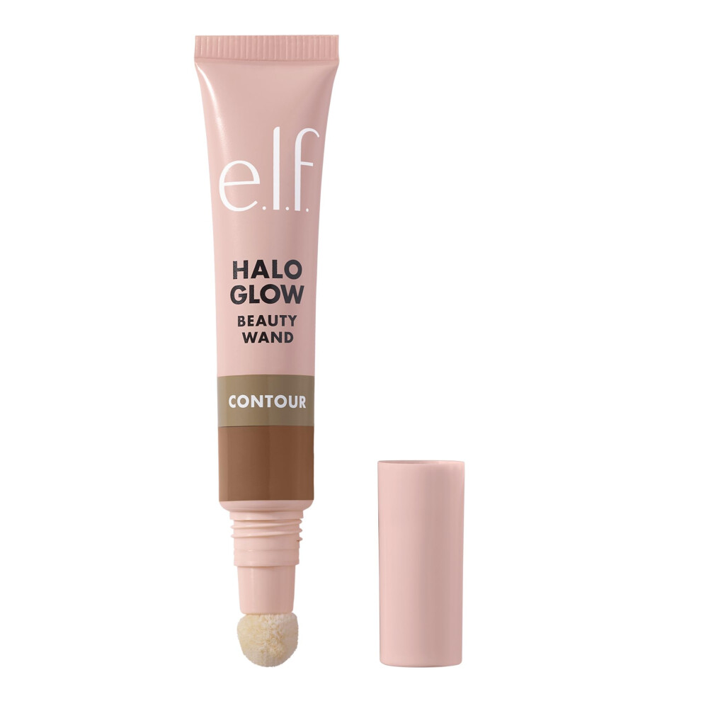E.l.f. Light Halo Glow Contour Beauty Wand, Liquid Contour Wand For A Naturally Sculpted Look, Buildable Formula, Vegan And Cruelty-Free, /Medium