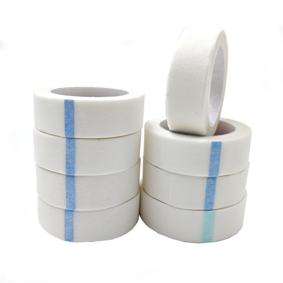 Wzhiy Lash Tape For Eyelash Extension - 8 Rolls, 1.2Cm Width, 9M Length, Breathable & Comfortable Eyeshadow Tape