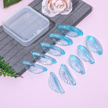 10 pcs Lash Lift Pads 5 Sizes Lash Lift Shields Self-Adhesive No Glue Rods Silicon Soft Eyelash Pads for Shield DIY Use at Home or Salon