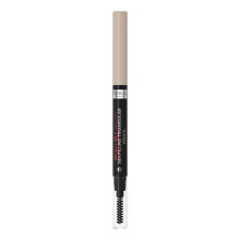 L'Oréal Paris Triangular Brow Filling Pencil Infallible 8.0 Light Blonde | Brow Filling Triangular Pencil, Natural Matte Finish, With Spoolie Brush