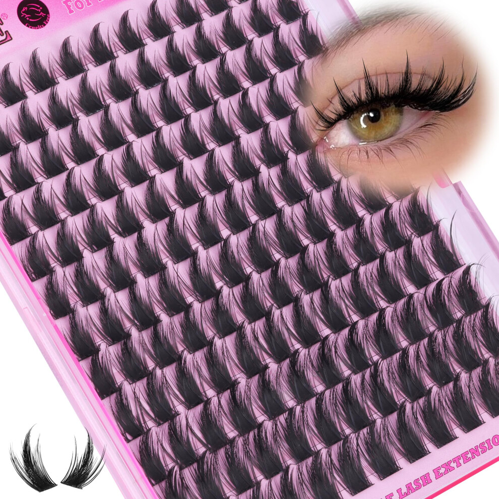 Alice Manga Lash Clusters Wispy Cluster Eyelash Extensions With Spikes Anime Natural Eyelash Clusters Individual Lashes Diy At Home