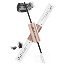 Two-Step Eyelash Adhesive Set for Securing & Extending Lash Clusters - Professional Bond and Seal Glue with Mascara Wand & Spoolie Brushes for DIY