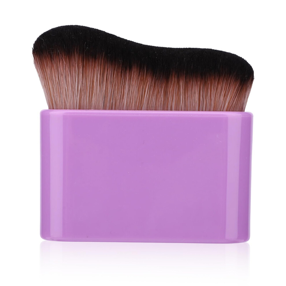 Nqeuepn Purple Self Tanning Brush, Self Tanner Brush Foundation Body Makeup Brushes Tan Brushes For Face (Purple)