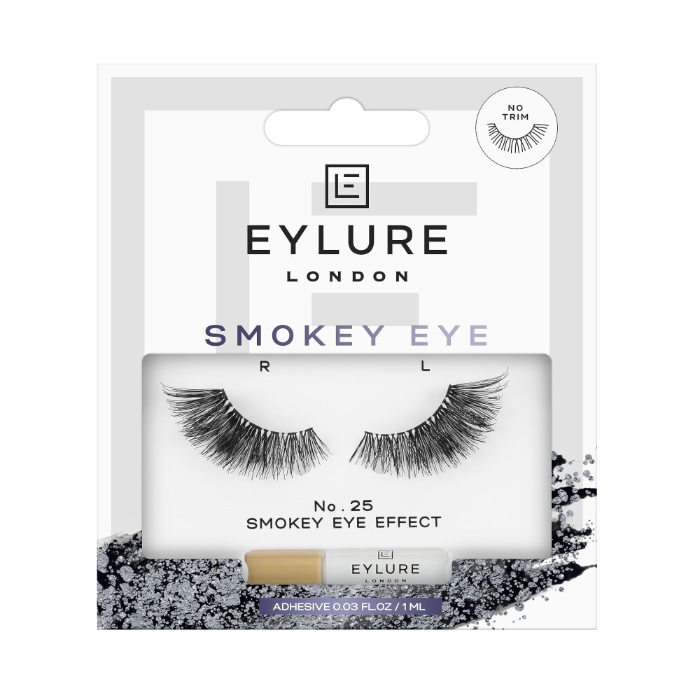 Eylure Dark Smokey Eye No. 025 False Lashes (Packaging May Vary)