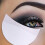 Eye Shadow Shield Protector, 100 PCS Half-Moon Shape Pads for Eyelash Extensions and Lips Makeup Application Tool 1