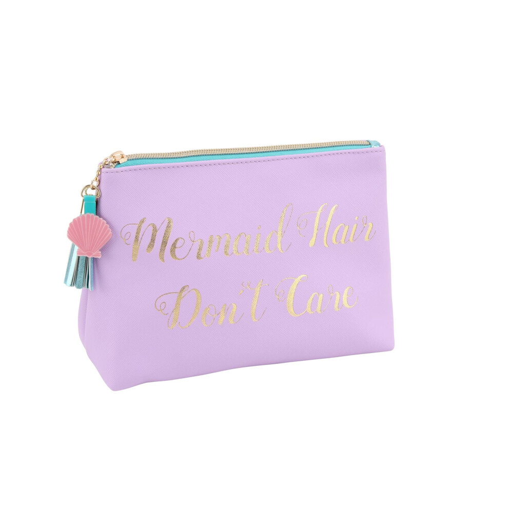 Cgb Giftware | Cloud Nine 'Mermaid Hair Don't Care' Make Up Bag