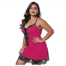 Sexy Lingerie Pajamas Nightdress Women's Plus Size Sundress 25-26