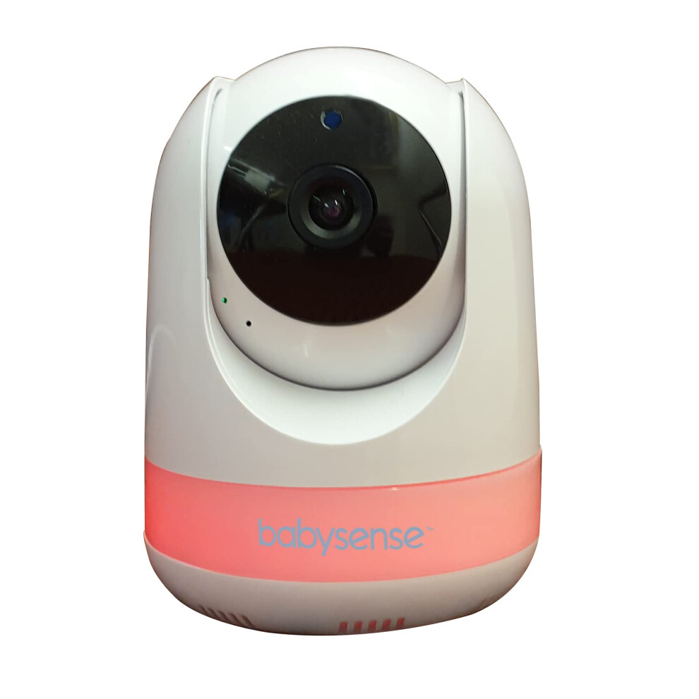 Babysense Add-On Camera With Eu Plug For Video Baby Monitor Maxview, Two-Way Talkback Audio, Night Vision, Rgb Night Light, Lullabies