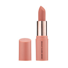 MUA Makeup Academy Creamy Matte Lipstick, Heroic (Pink Nude), Highly Pigmented - Vegan & Cruelty Free (Pack of 1)