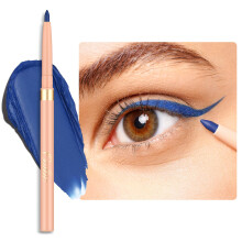 Oulac Navy Blue Eyeliner Stift, wasserfest, nachfüllbar, langanhaltend, vegan & tierversuchsfrei, 18 Deep Trench