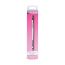 Brushworks White & Gold Brow Duo Brush