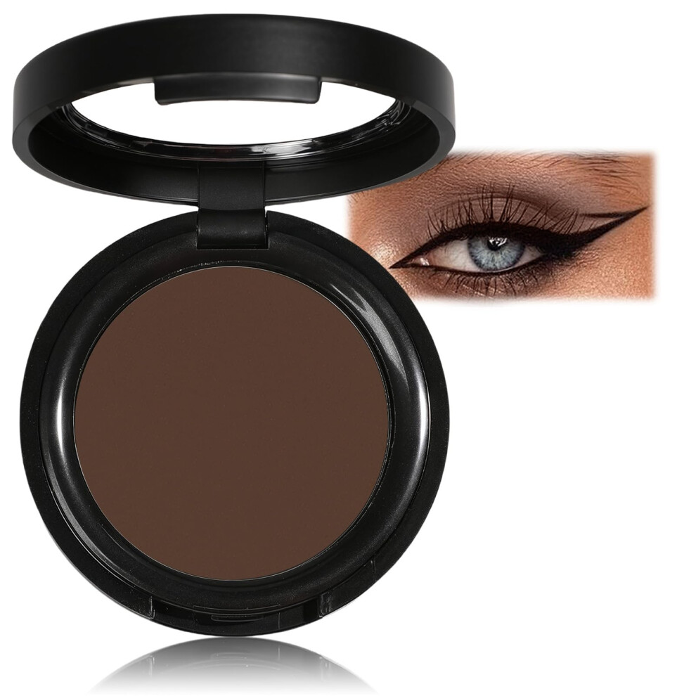 Fresfresi Brown Matte Single Eyeshadow - Pressed Fine Powder, Intensely Pigmented For Longwear Day & Night Looks, Wet & Dry Application
