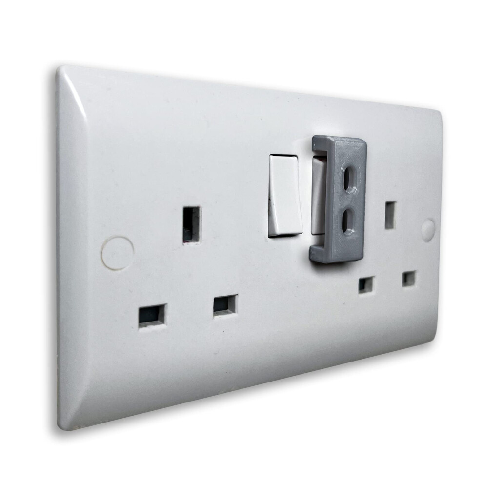 Decoralin 4 Pack Socket Switch Cover Guard Caps Prevents Kids Or Accidental On Off Switching Whilst Allowing Easy Access For Intentional Switching