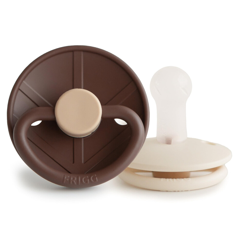 Little Viking Silicone Pacifier | Pack Of 2 Pacifiers | Silicone Soother Dummy | Bpa-Free | Made In Denmark | Symmetrical Cherry Shaped Nipple Frigg