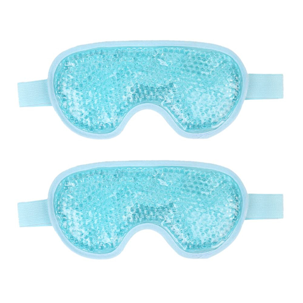 Newgo Dark Cooling Eye Mask For Puffy Eyes, Reusable Hot Cold Therapy Gel Cold Eye Mask For Migraine, Headache, Circles, Dry Swollen Eyes