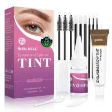 Eyebrow & Eyelash Tint Kit, Professional Instant Lash & Brow Dye Kit, Easy to Use with Natural Results