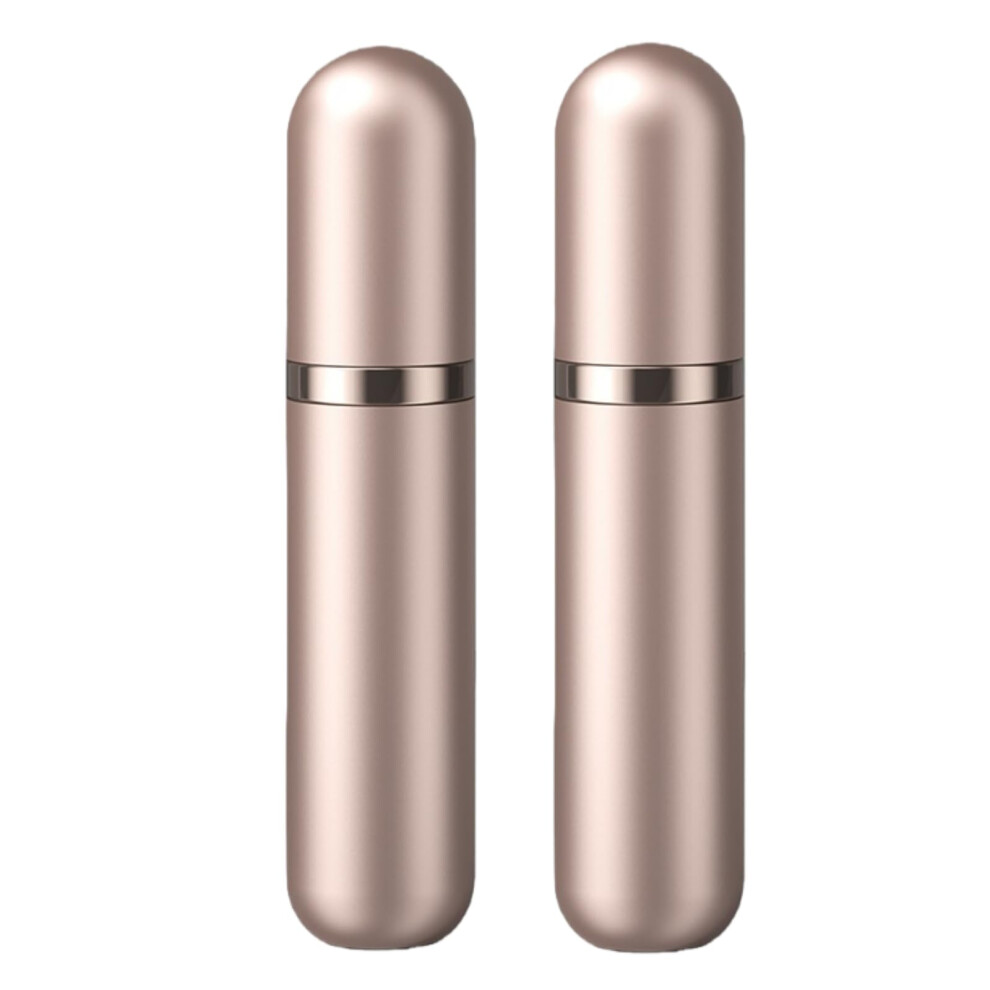 Lammcou 5Ml Travel Perfume Atomiser, Refillable Portable Perfume Spray Bottle With Leakproof Aluminium Case