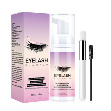 Lash Shampoo for Eyelash Extension,50ML Lash Extension Shampoo Kit Makeup Remover,Eyelash Extension Shampoo for Eyelashes Extension Remover,Home