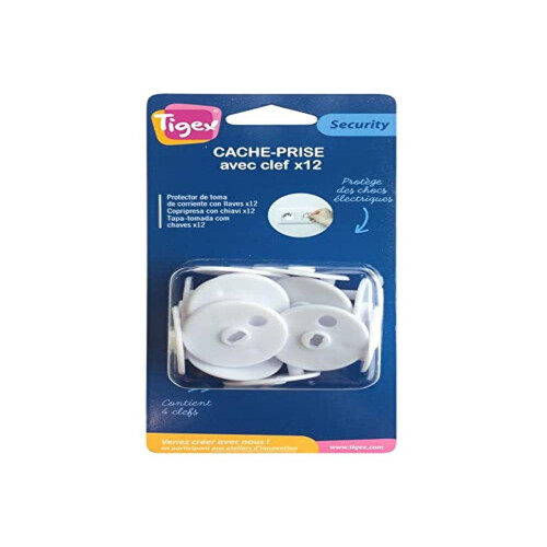 Tigex – Cap Plugs, cantoneras and Blocker Universal Socket Cover White Colour