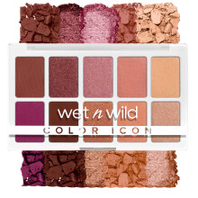 Wet n Wild, Color Icon 10-Pan Palette, Eyeshadow Palette, 10 Richly Pigmented Colors for Everyday Makeup, Long-Lasting and Easy to Blend Formula