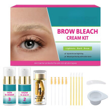 Brow Bleaching Kit, Eyebrow Bleaching Cream,Brow Lightening Kit,Eyebrow Tint,Hair Bleach,Hair Bleach K-it,Face Ble-ach for Women,Brow Dye,Gentle