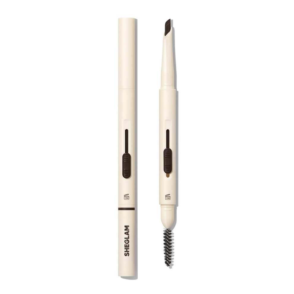 Sheglam Better Brows Long Lasting Eyebrow Pencil Dual, Waterproof-Chocolate