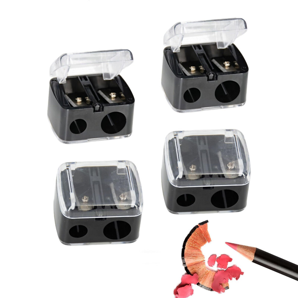 Jiehu 4 Pcs Eye Pencil Sharpener Lip Liner Sharpener Eyebrow Pencil Makeup Sharpenersharpener Makeup Pencil Sharpener For Eyeliner And Makeup Pencils