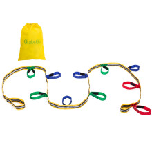 Walkodile Grab & Go Children's Walking Rope (10 child). Teacher Designed. Extra Safety Feature on Handles. Strong Fabric & Heavy Duty Stitching.