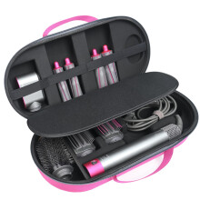 RLSOCO Case for Dyson Airwrap i.d. Multi-Styler and Dryer Curly+Coily HS08 (Case Only) - Pink