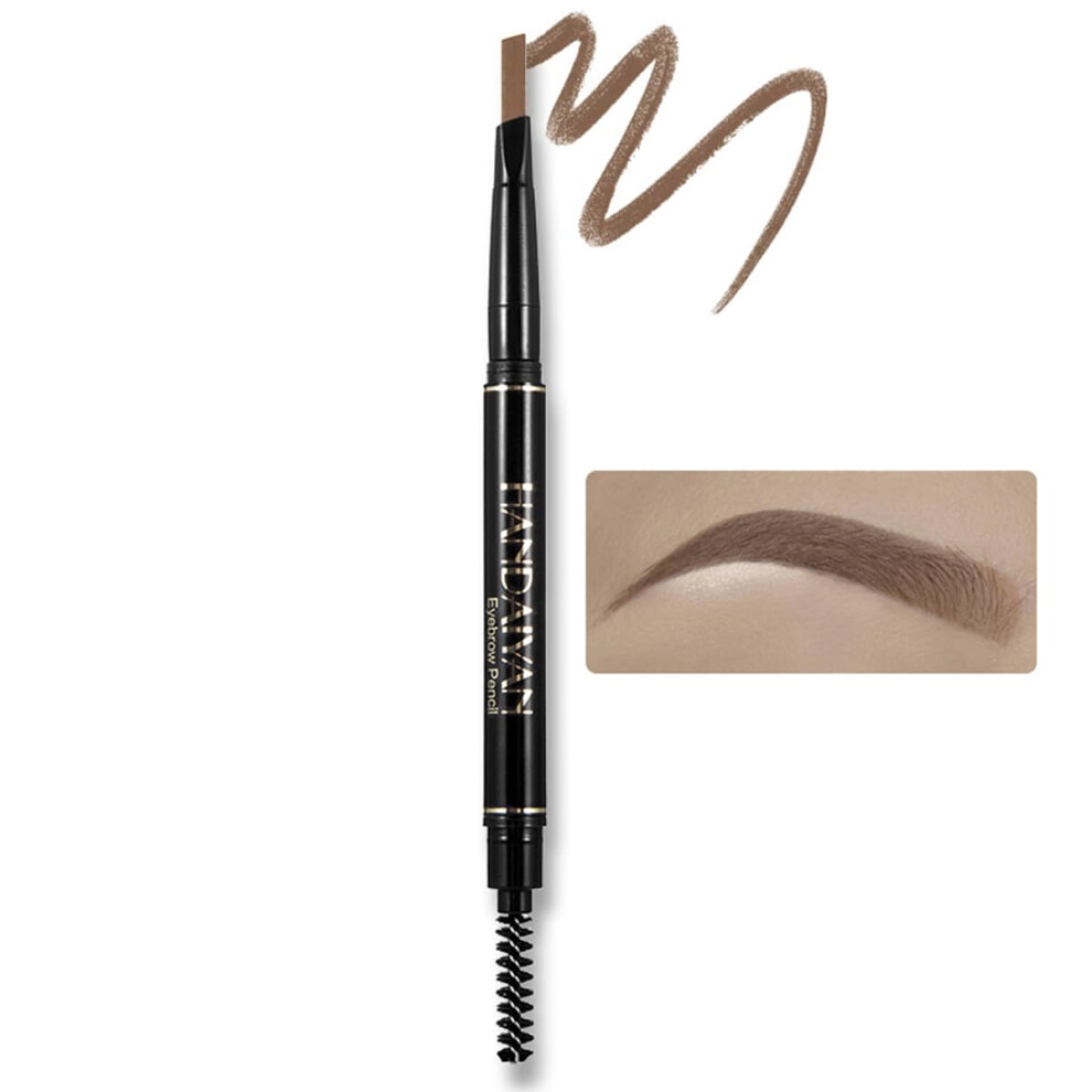 Renhuangfuxi Eyebrow Pencils With Brow-Brush, Long-Lasting Eye Brow Pen Eye Makeup, Easy To Use, Natural Looking Light Brown Eyebrow Pencils (Light Brown)