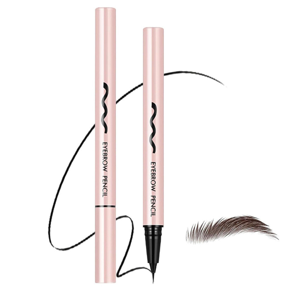 Somvibes Eyebrow Pencil, Microblading Eyebrow Pen Lift Brow Tint Pen, Waterproof Smudge-Proof Transfer-Proof