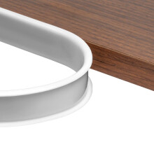 NUTKIT 2m*12mm U-Shape Flexible Furniture Edge Banding, Self Adhesive TPE Kitchen Worktop Edging Strip, DIY Furniture Edge Protectors for Baby Safty