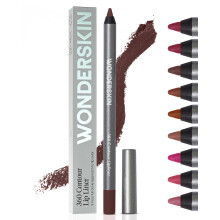 Wonderskin Lipliner Pencil - 360 Contour Lipliner, Long Lasting, Sharpenable, Waterproof and Transfer-Proof Brown Lip Liner Pencil (Cocoa)