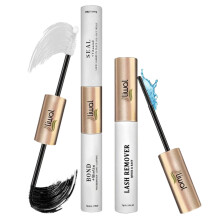Liwal Lash Bond and Seal with Lash Remover 3 in 1 Kit Waterproof, Long Lasting Eyelash Glue with Biotin and Vitamin E Suitable for Cluster