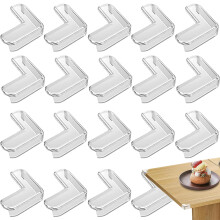 Vexquivera 20 PCS Table Edge Protectors for Kids & Baby - Extra Adhesive Thick Safety Corner Guards