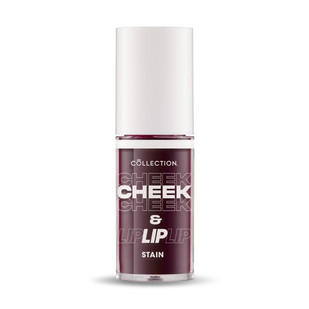 Collection Cosmetics 2 In 1 Cheek & Lip Stain, Long Lasting And Hydrating, For All Skin Types, 5Ml, Rosie
