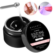 Makartt Nail Glue - 3D Nail Gel for Nail Art,Solid Glue Gel for Press Ons, Tips & Acrylics