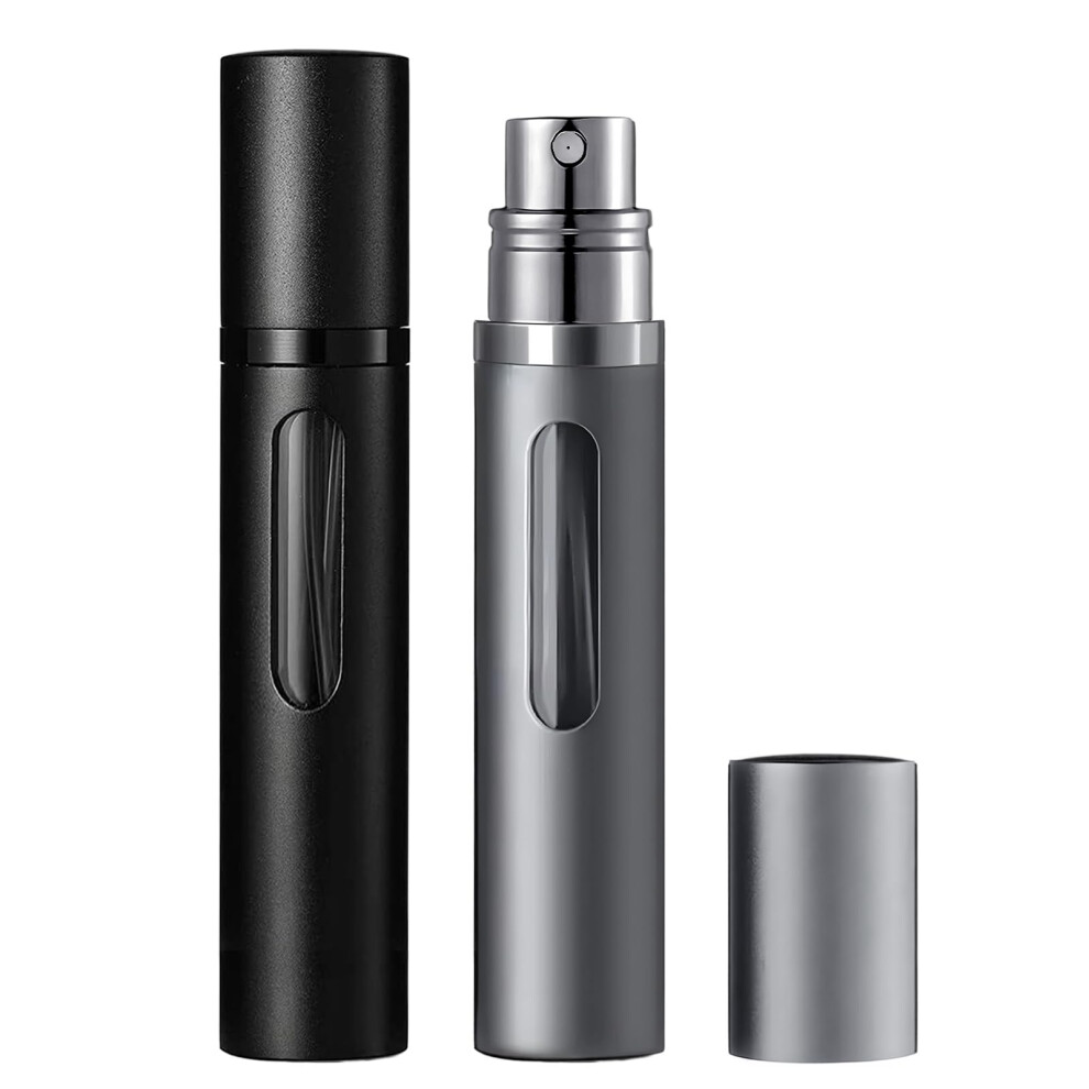 Joomoko Perfume Atomiser 10Ml, 2Pcs Perfume Travel Bottle, Atomiser Spray Bottle, Refillable & Travel Size Perfume Bottle Easy To Refill Travel
