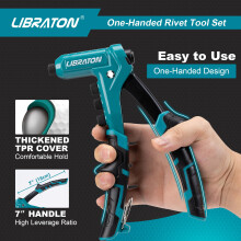 Libraton OneHanded Rivet Gun Pop Rivet Gun Set Professional Hand Rivet