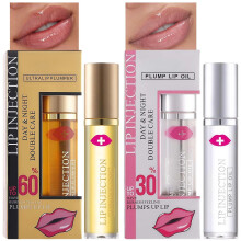 2PCS Lip Plumper Extreme & Hydrating Oil Set – Li/p Plumper for Older Women for Fuller, Moisturized Li/ps. Lip Plumping L/ip Gloss Reduces Lines