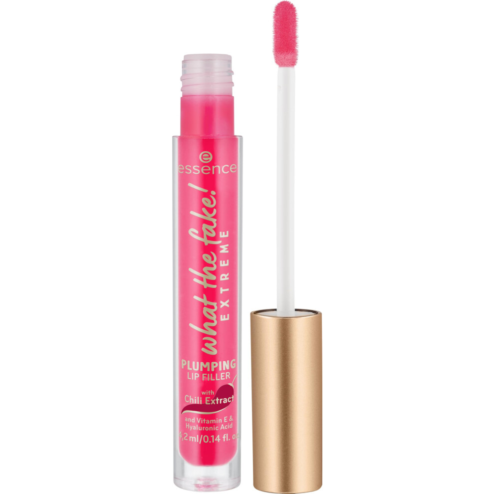 Essence What The Fake! Extreme Plumping Lip Filler With Chili Extract 4.2 Ml Lip Gloss With Shiny Tinted Finish