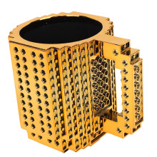 Build On Brick Becher Gold für Kinder - Kaffeebecher